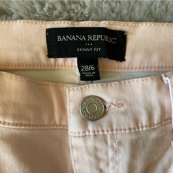 Banana Republic Pink Skinny Fit Jeans size 26/6 - Picture 4 of 5